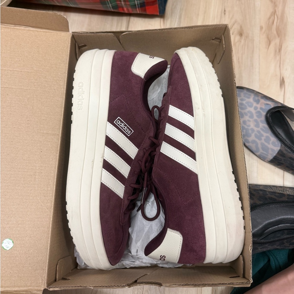 Maroon Platform Adidas